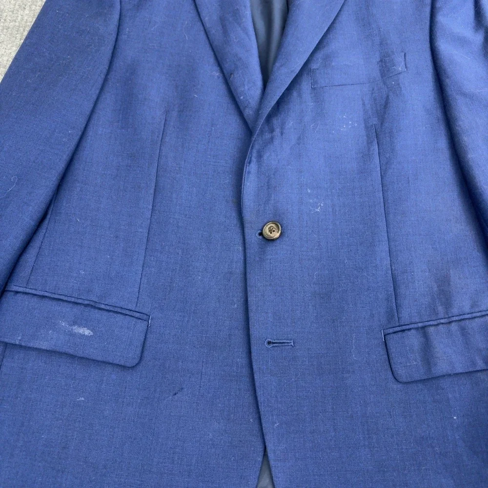 Lauren Ralph Lauren Blazer Mens 40R Blue Wool Two Button Professional‎ Classic